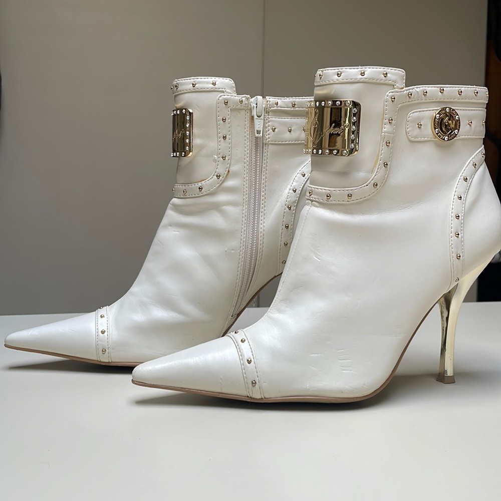 Womens Baby Phat Boots with Studs - Size 6.5